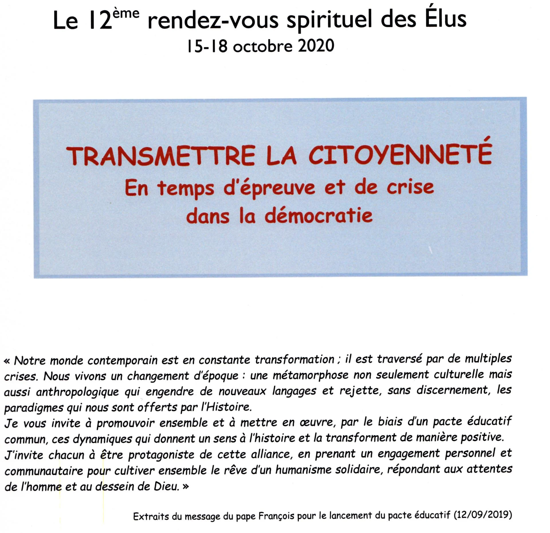 Transmettre la citoyenneté