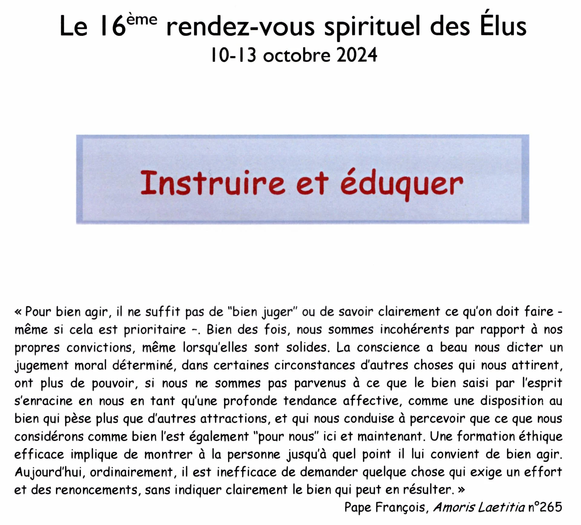 Instruire et éduquer